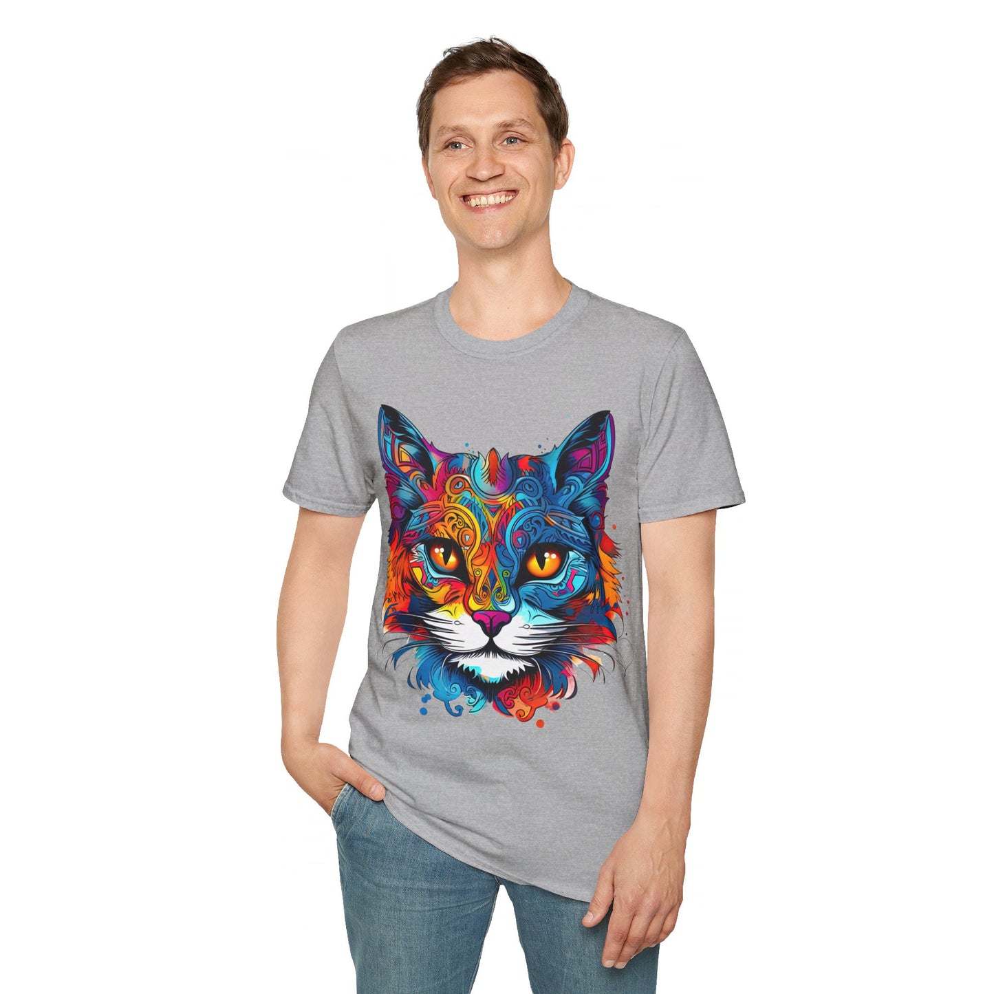 Exotic Cats Gift, Cat Lover's Shirt, Mens Woman's Unisex Shirt, Softstyle T-Shirt Tee Teeshirt Beautiful Jewel Kitty Cat Shirt