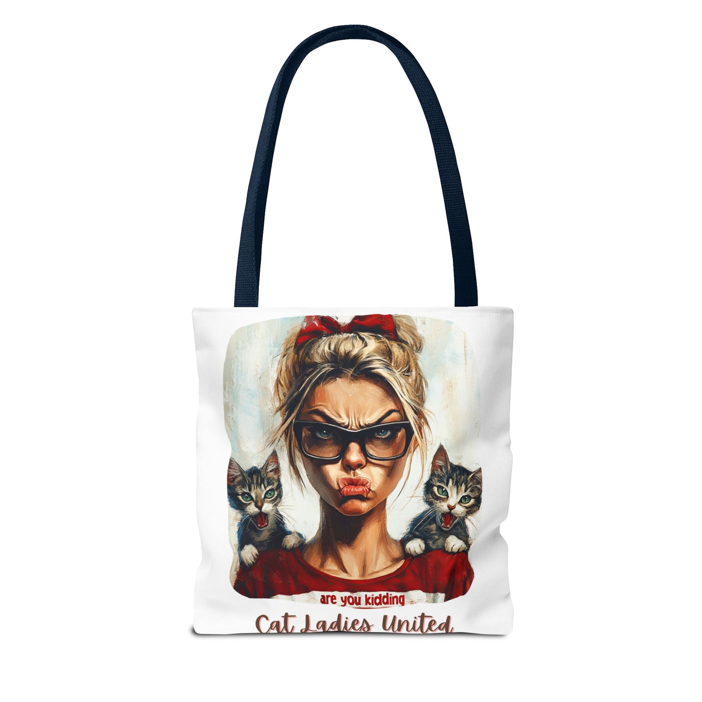 Childless Cat Lady Bag "Cat Ladies United" Childless Cat Lady Tote Bag (AOP)