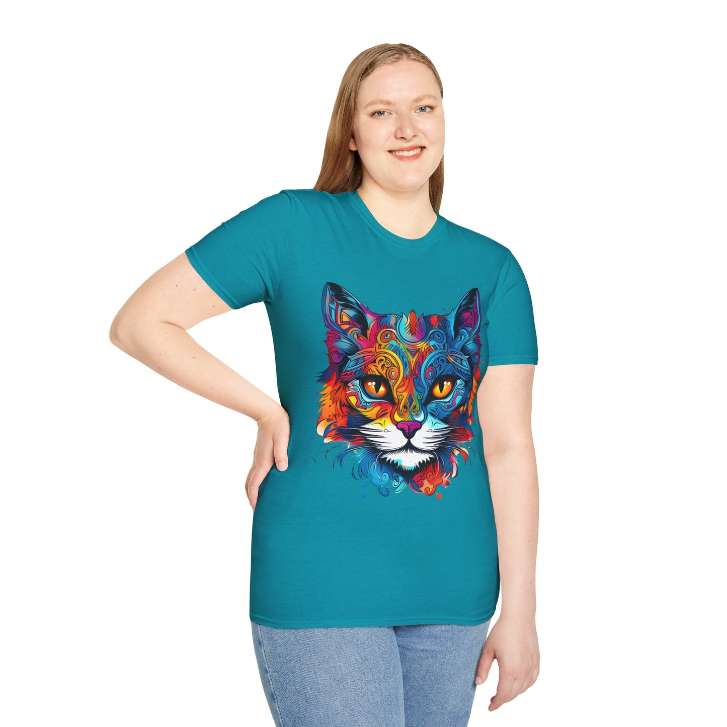 Exotic Cats Gift, Cat Lover's Shirt, Mens Woman's Unisex Shirt, Softstyle T-Shirt Tee Teeshirt Beautiful Jewel Kitty Cat Shirt