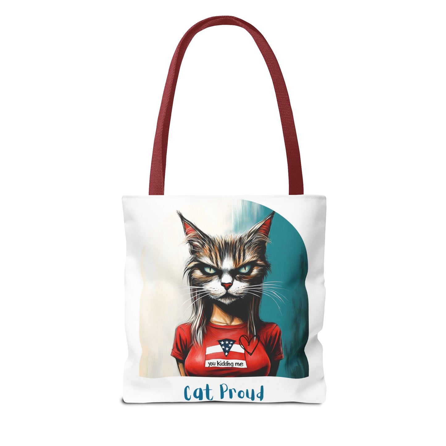 "Cat Proud" Childless Cat Lady Tote Bag (AOP)