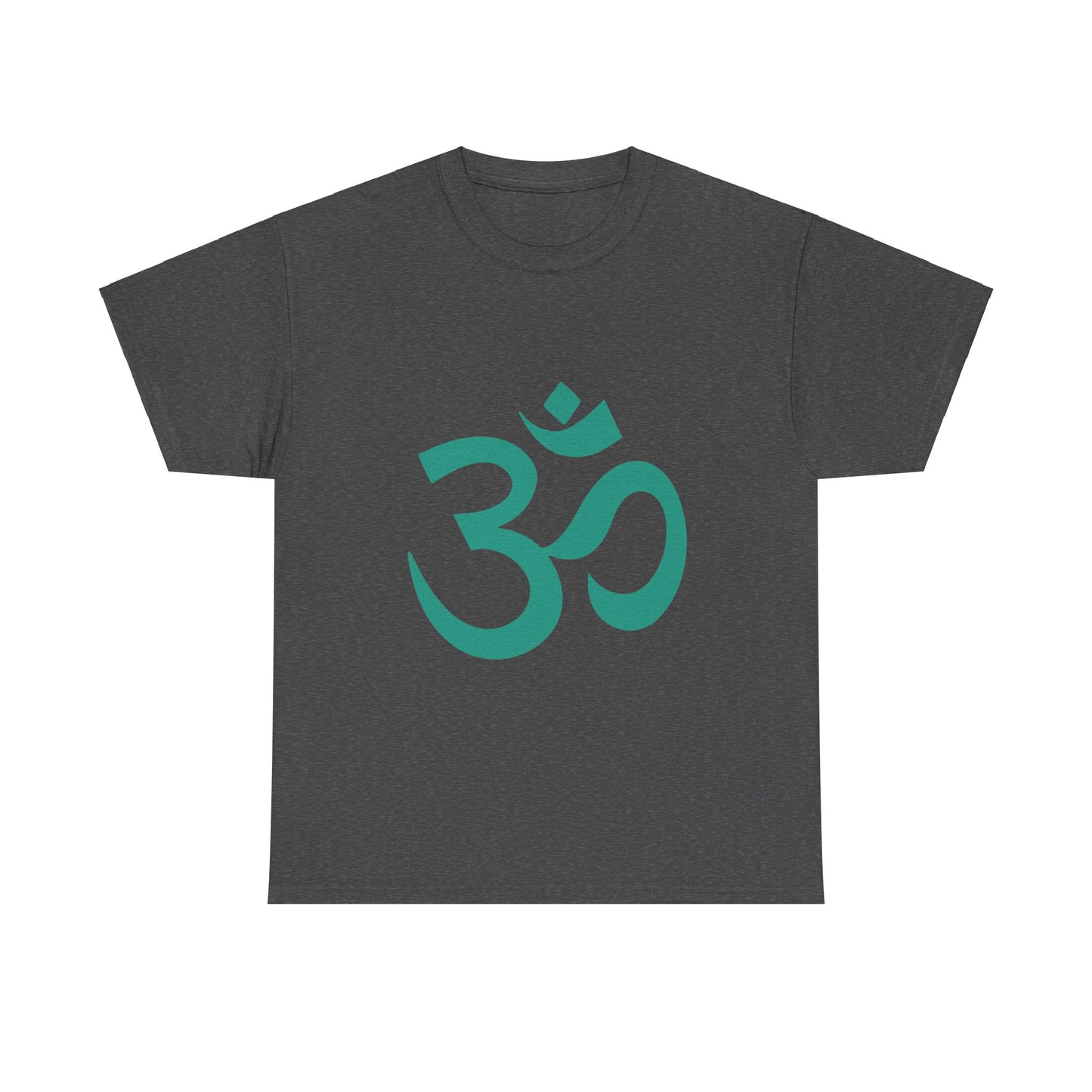 Teal, Turquoise Ohm, OM  Tee shirt, Graphic Tees, Yoga Wear, Zen, Spiritual, Meditation Gifts Unisex Heavy Cotton  Graphic Tee T-Shirt