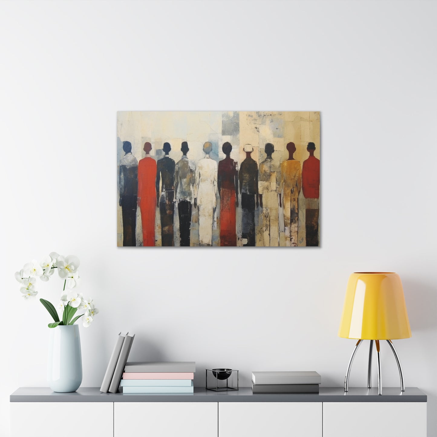 Ubuntu, Peace Between All People, People Canvas Gallery Wraps Colorful, Muted Wall Art, Wall Prints