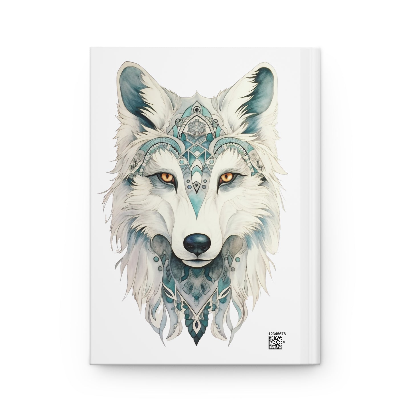 White Wolf Journal, Notebook Diary, Wolf Totem Book, White Wolf Gift Hardcover Journal Matte Notebook Diary, White Wolf Medicine