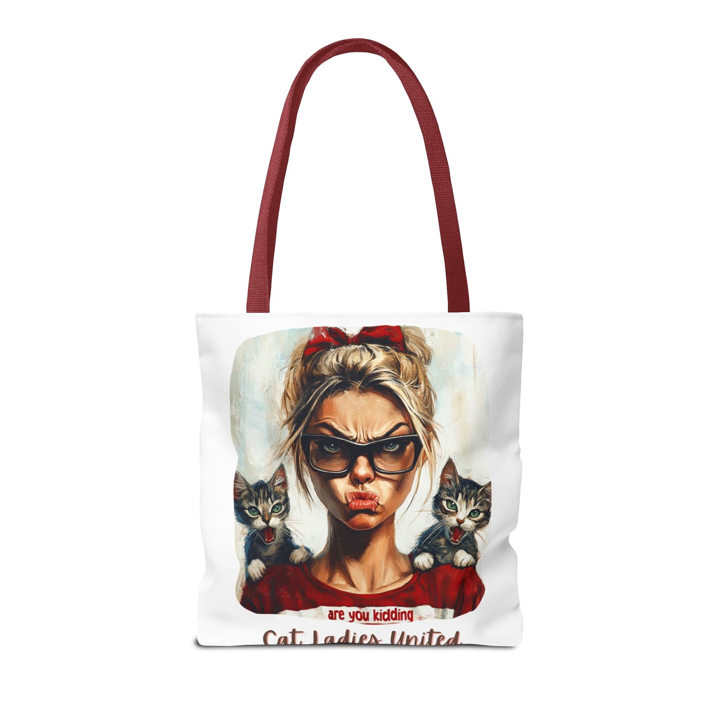 Childless Cat Lady Bag "Cat Ladies United" Childless Cat Lady Tote Bag (AOP)