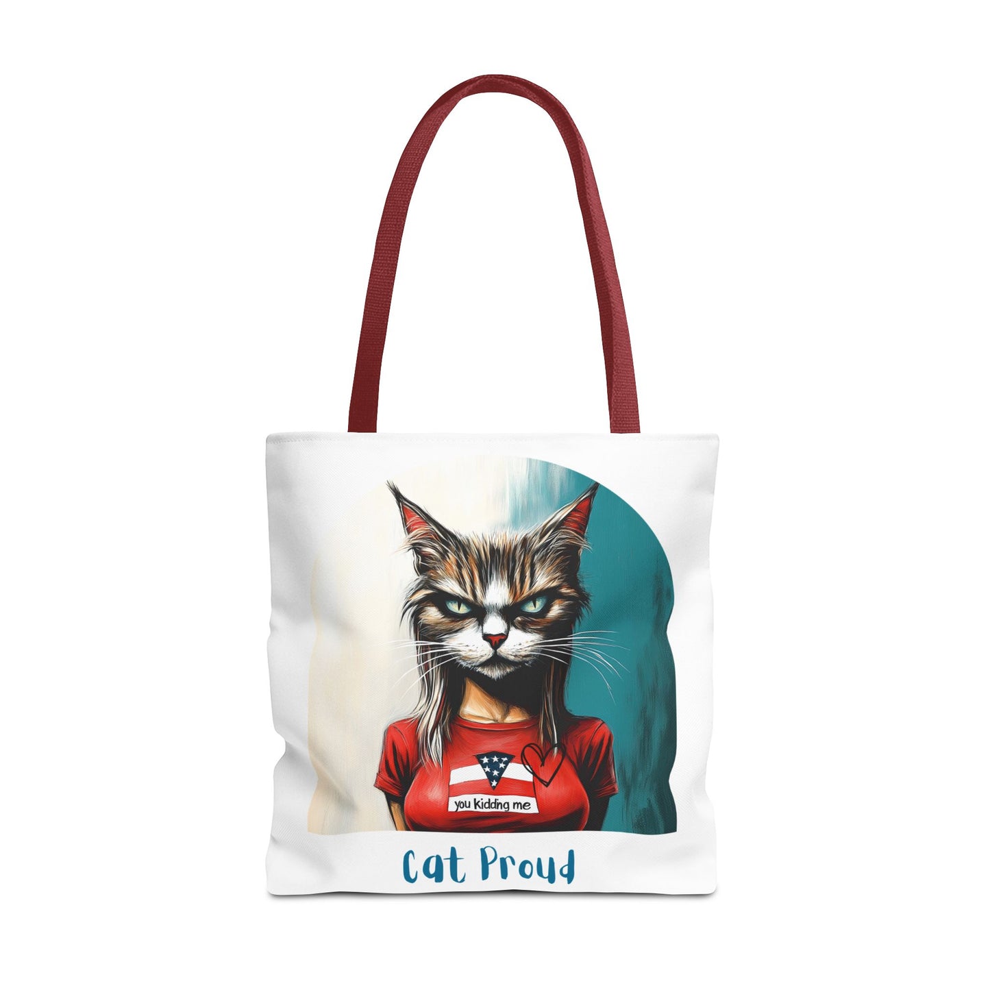 "Cat Proud" Childless Cat Lady Tote Bag (AOP)