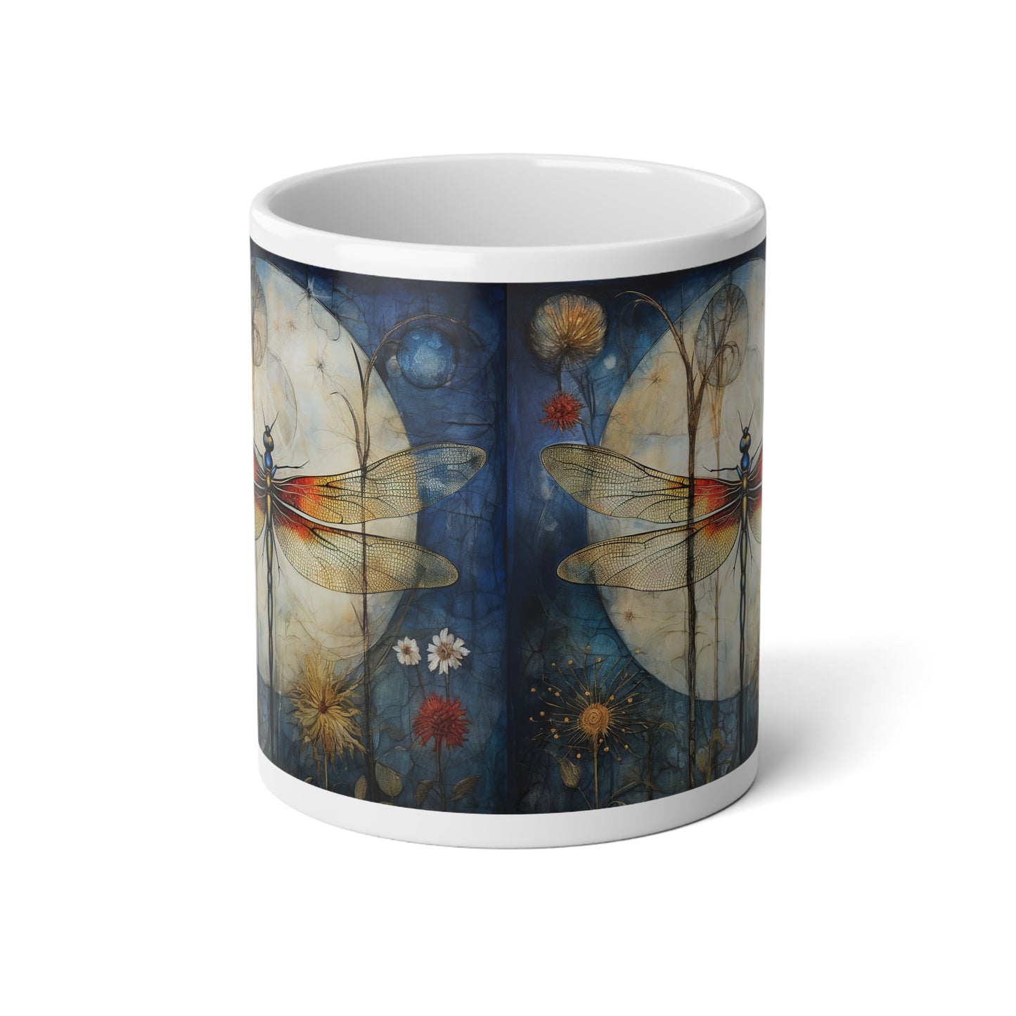 Dragonfly Mug, Inspirational Dragonfly Gift, Dragon Fly Lovers Large Size 20 oz mug