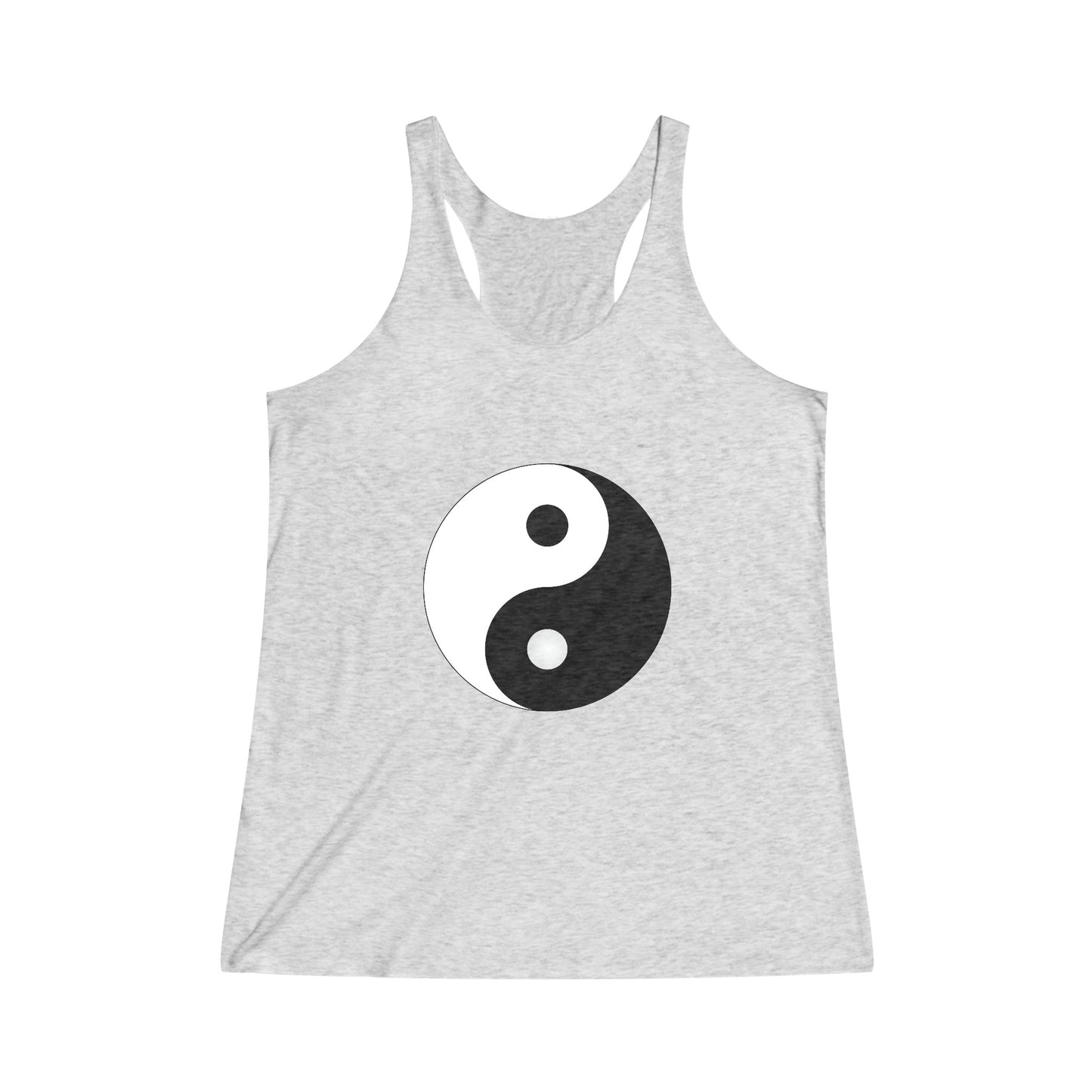 Tao, Yin Yang Symbol Graphic Tee Shirt,  Women's Yoga Shirt, Athletic Racerback Tank Top Shirt