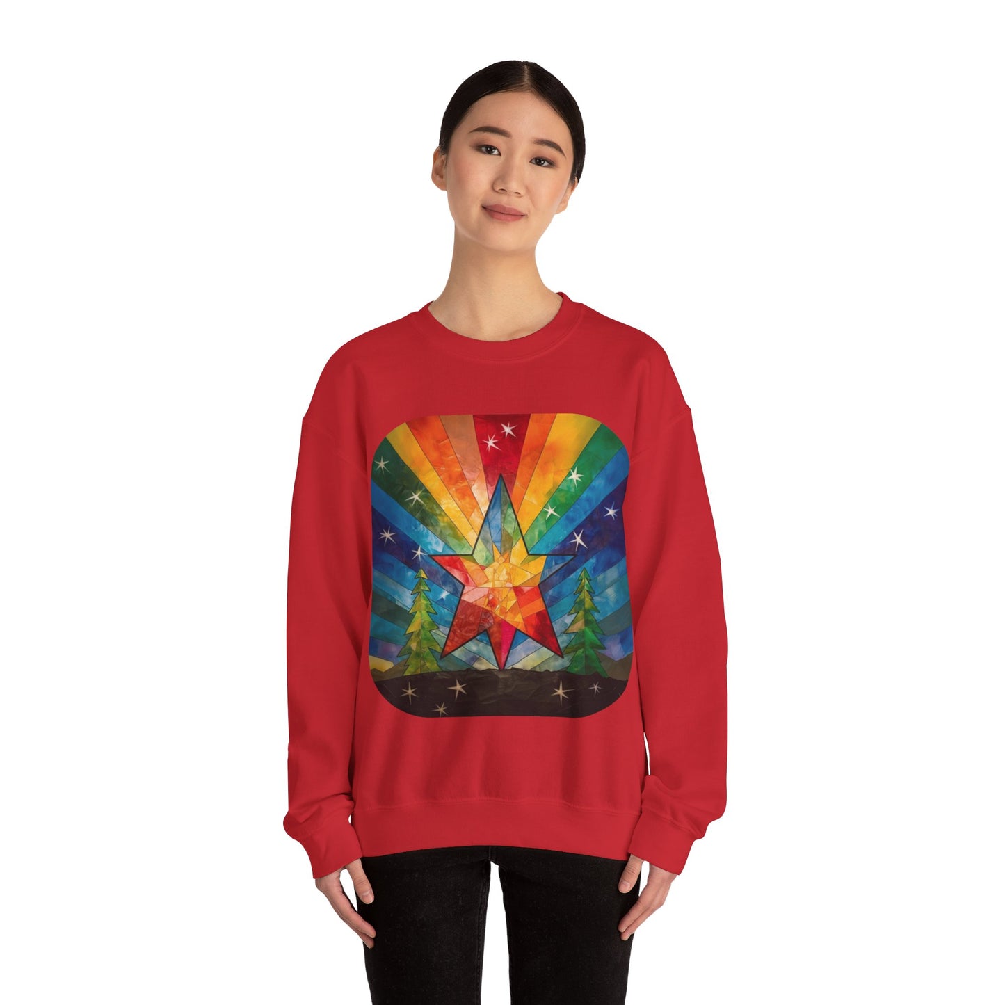 Pride LGBTQ+ Holiday Star, Winter Star, Sweatshirt Gift