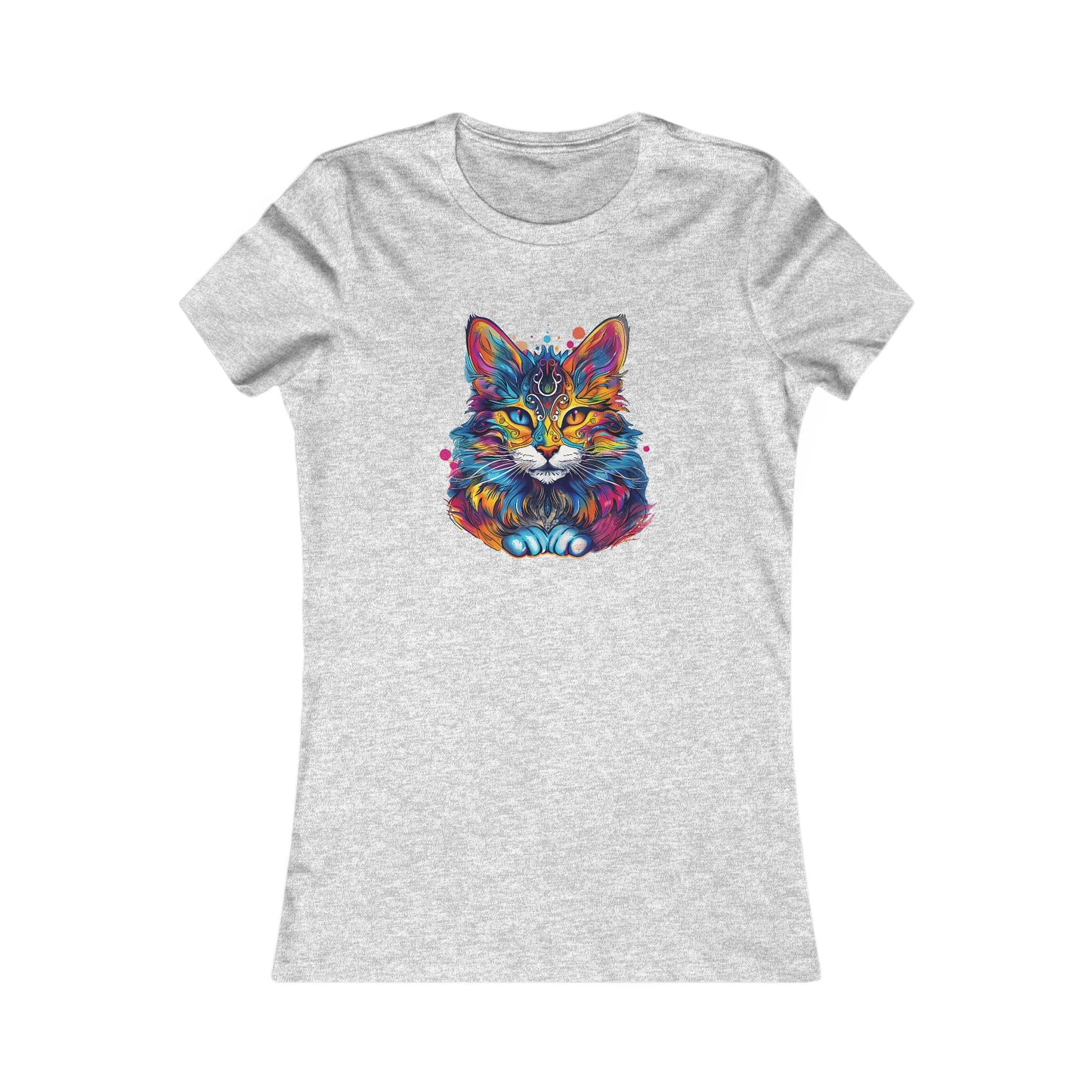 Maine Coon Princess Cat Shirt - Cat Lovers Gift - Ladies Cut T-Shirt, Graphic Tee