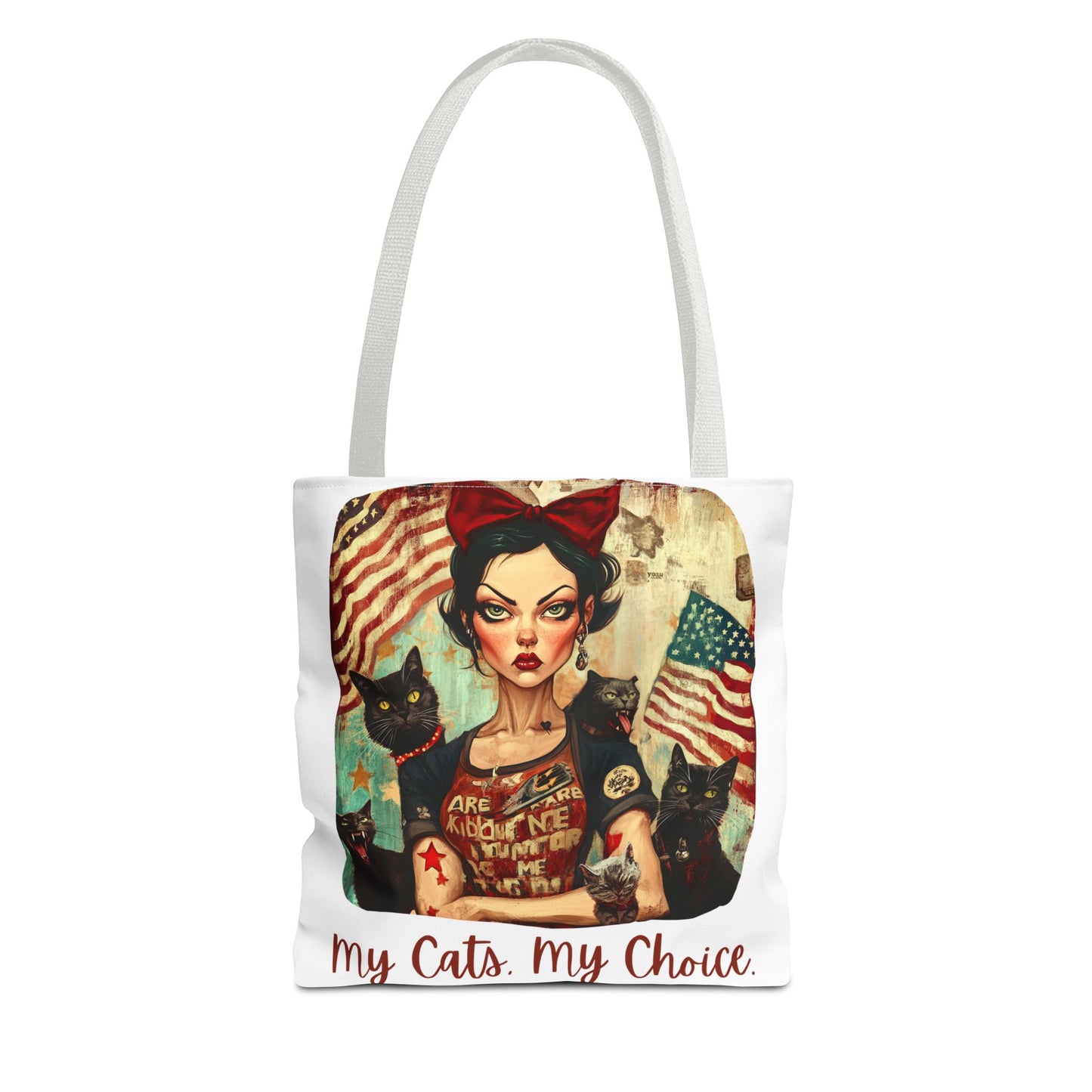 Childless Cat Lady "My Cats, My Choice" -  Childless Cat Lady Tote Bag (AOP)