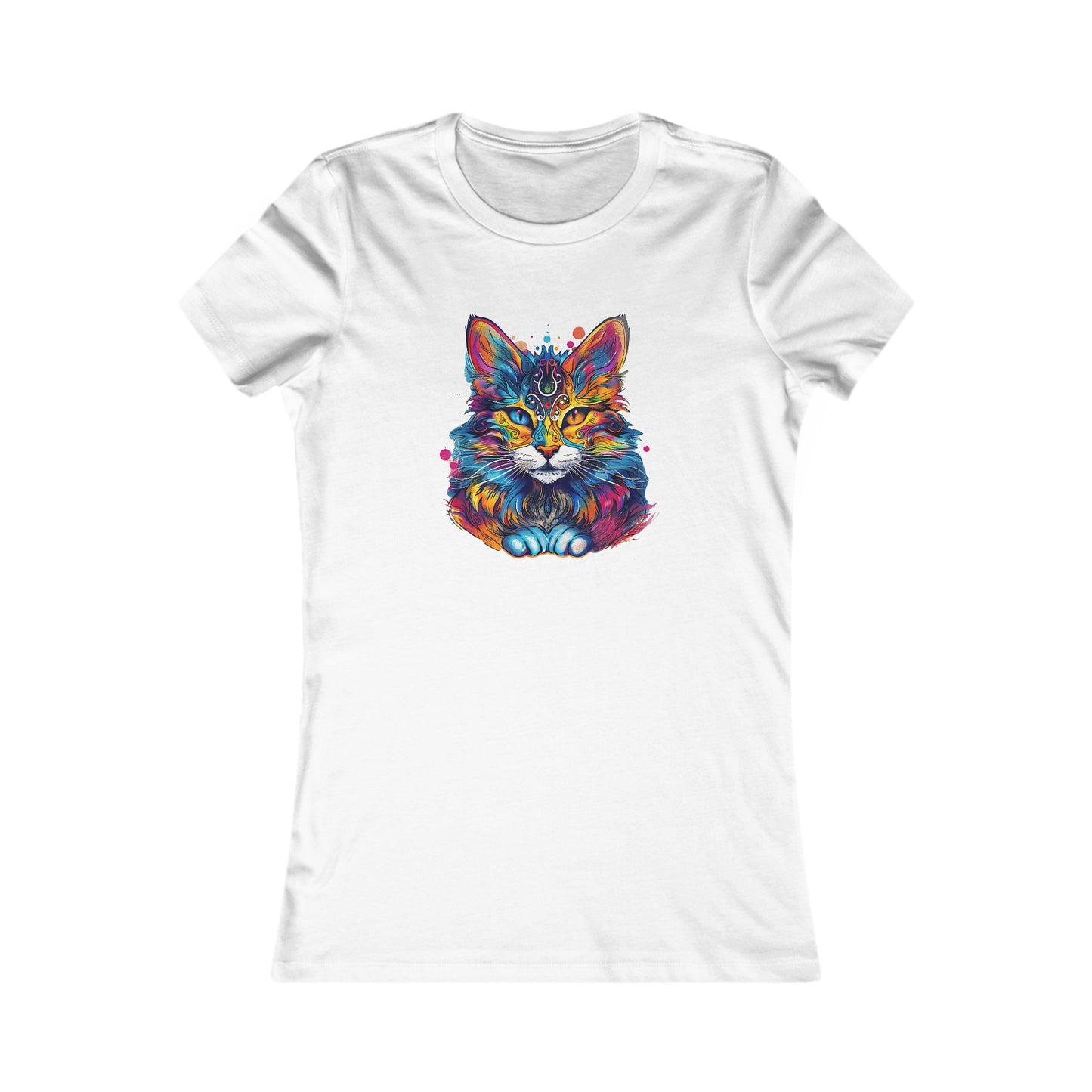 Maine Coon Princess Cat Shirt - Cat Lovers Gift - Ladies Cut T-Shirt, Graphic Tee