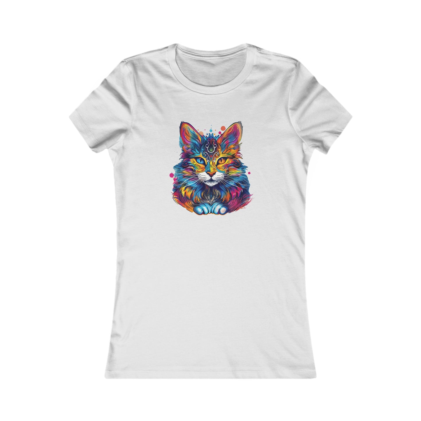 Maine Coon Princess Cat Shirt - Cat Lovers Gift - Ladies Cut T-Shirt, Graphic Tee