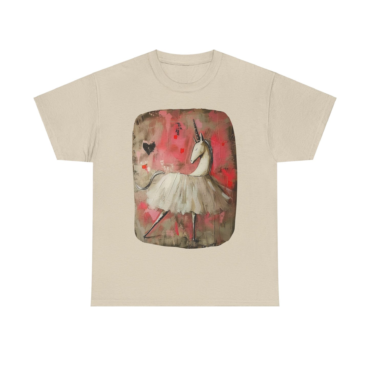 Ballerina Unicorns! Unicorn Lovers Graphic Tee Unisex Heavy Cotton Tee T-Shirt