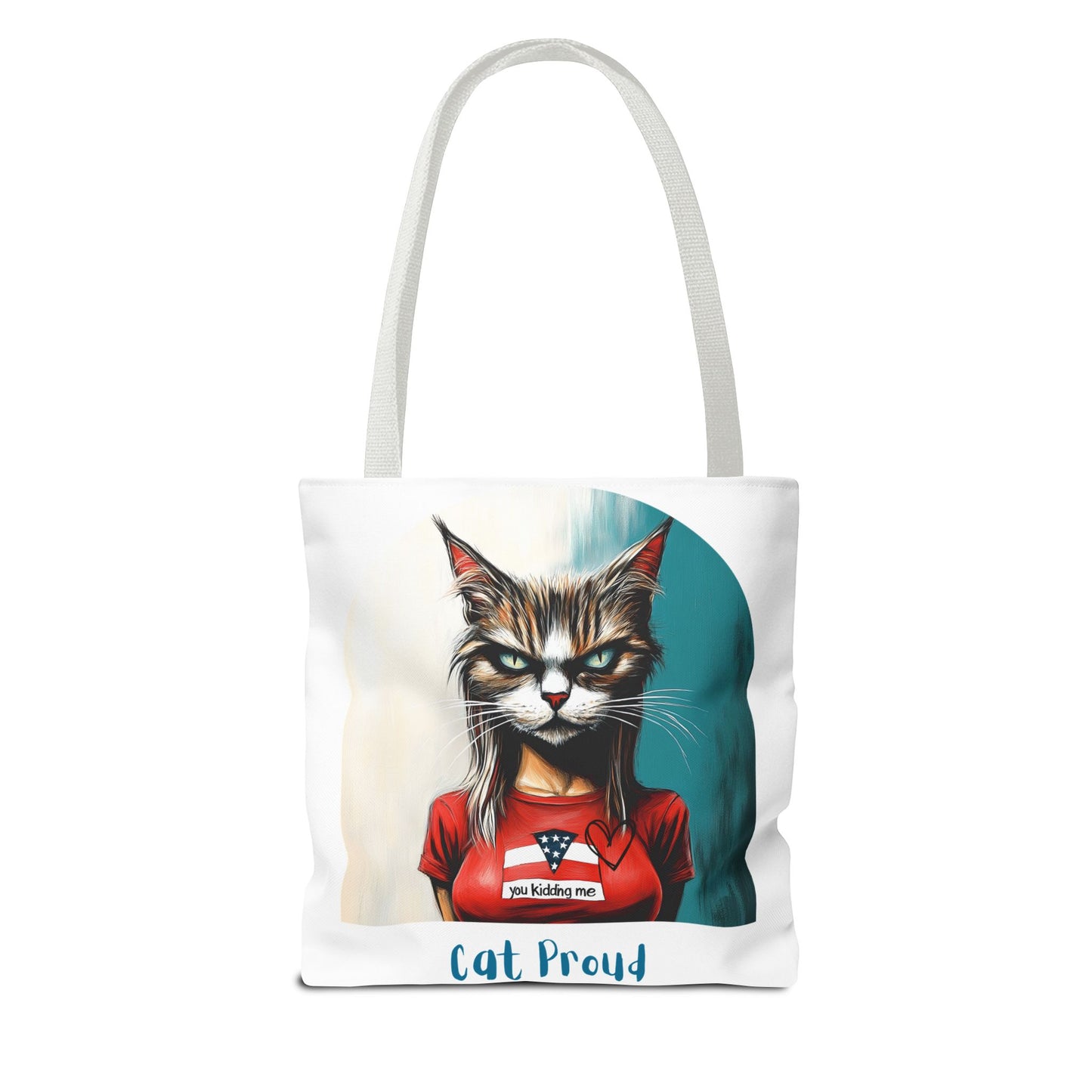 "Cat Proud" Childless Cat Lady Tote Bag (AOP)