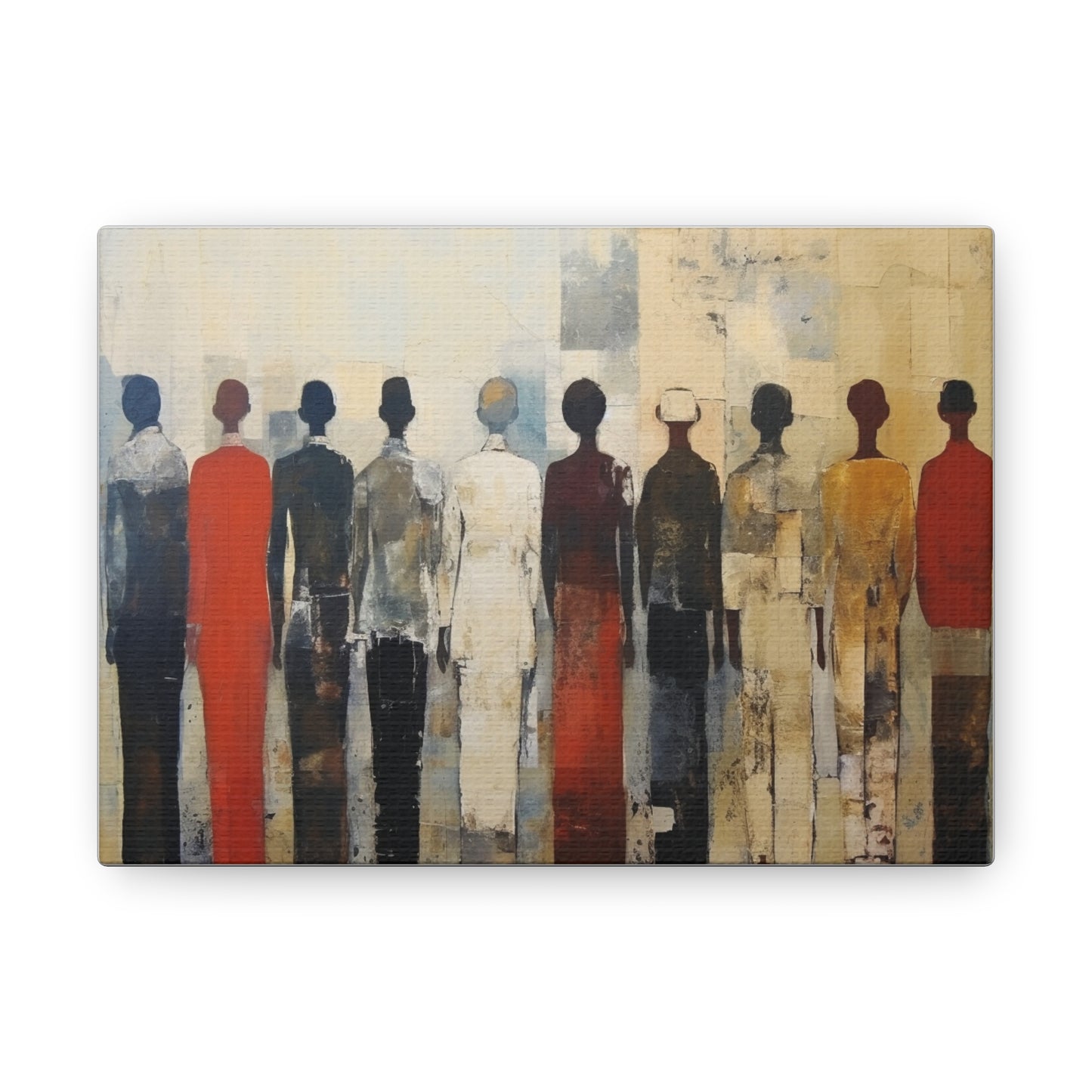 Ubuntu, Peace Between All People, People Canvas Gallery Wraps Colorful, Muted Wall Art, Wall Prints