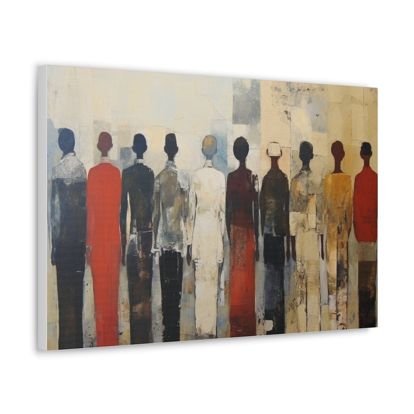 Ubuntu, Peace Between All People, People Canvas Gallery Wraps Colorful, Muted Wall Art, Wall Prints