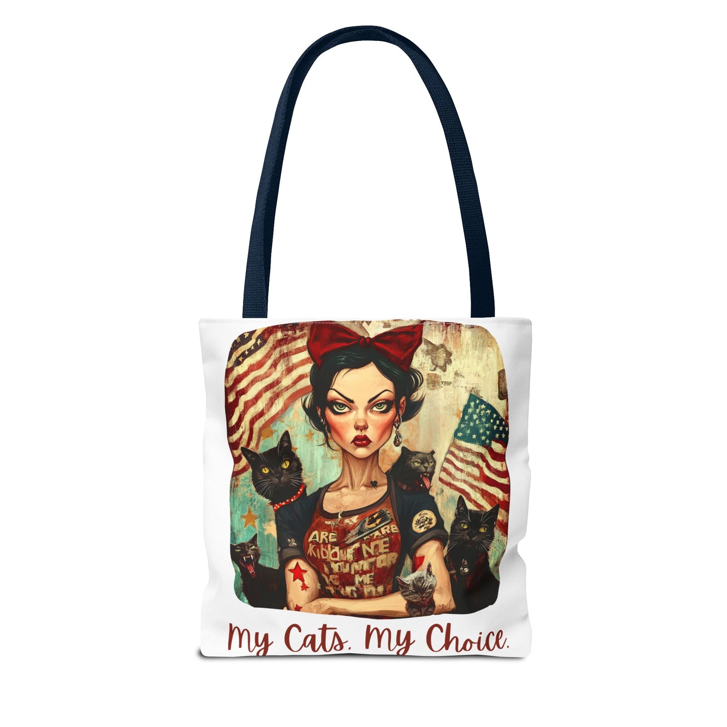 Childless Cat Lady "My Cats, My Choice" -  Childless Cat Lady Tote Bag (AOP)