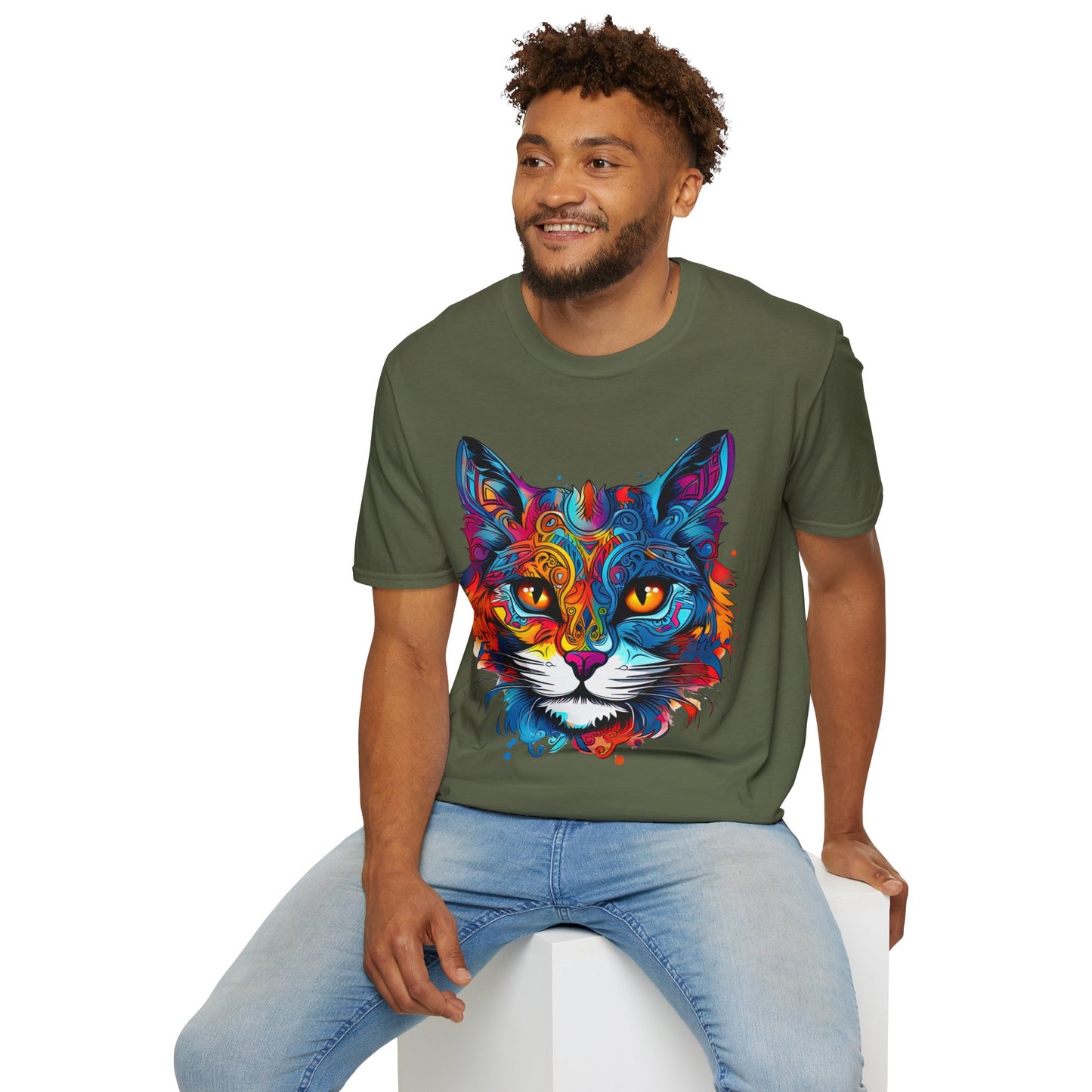 Exotic Cats Gift, Cat Lover's Shirt, Mens Woman's Unisex Shirt, Softstyle T-Shirt Tee Teeshirt Beautiful Jewel Kitty Cat Shirt