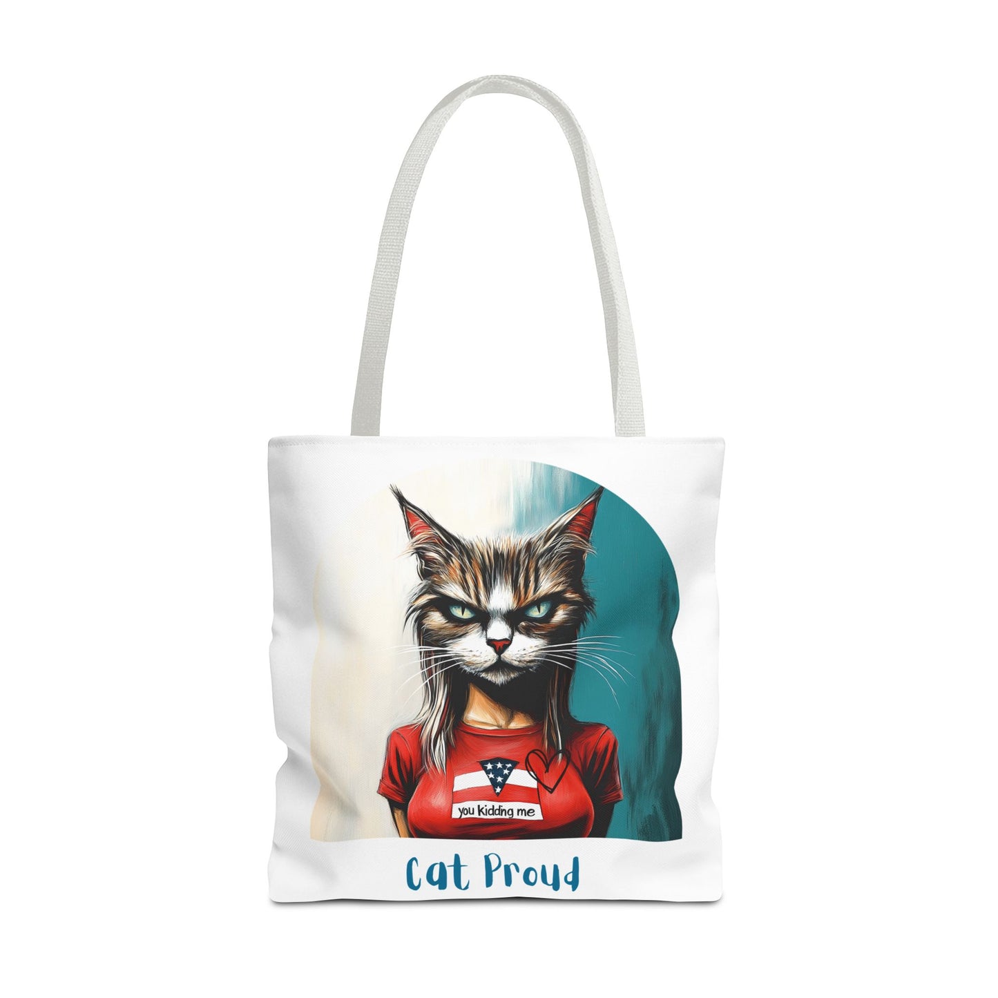 "Cat Proud" Childless Cat Lady Tote Bag (AOP)