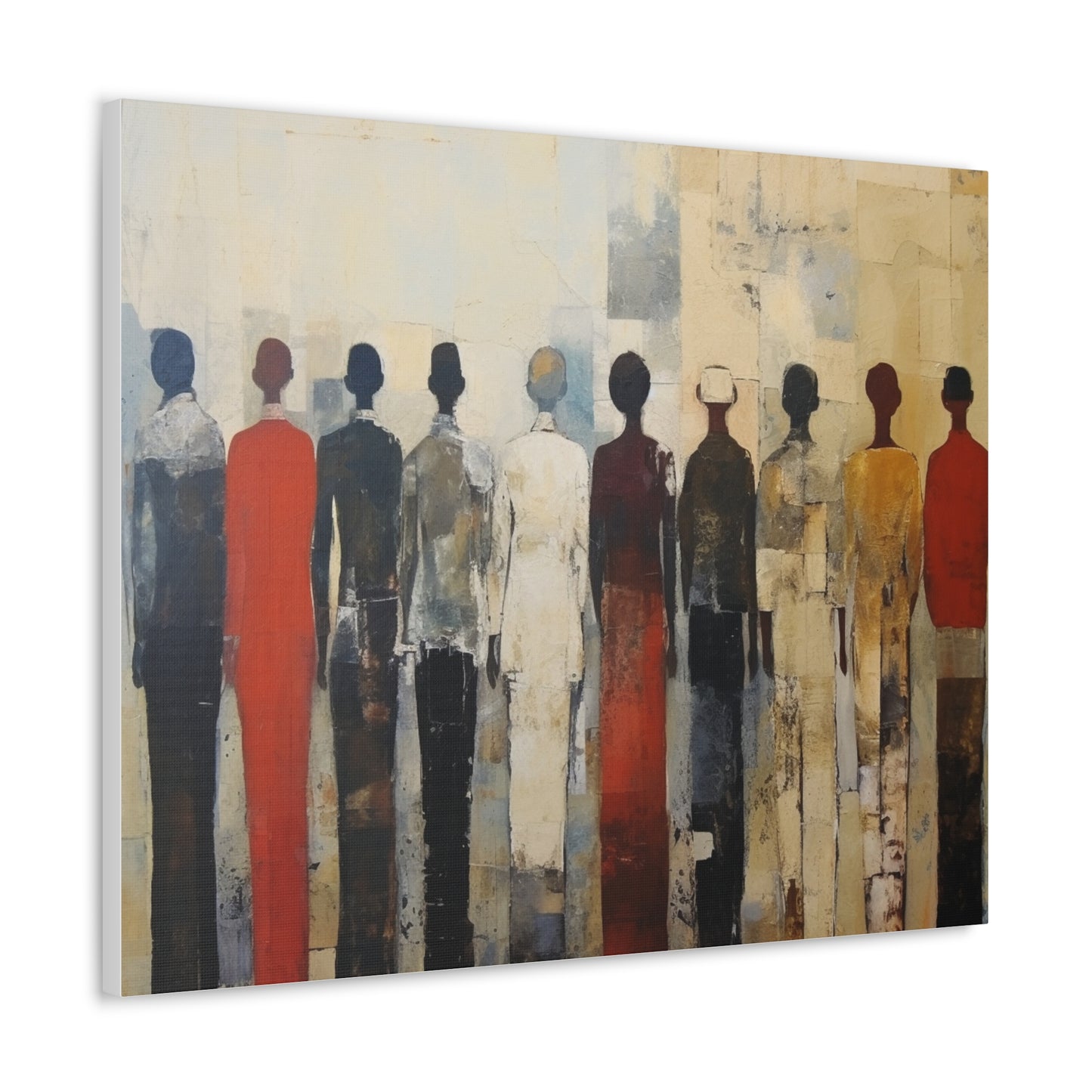 Ubuntu, Peace Between All People, People Canvas Gallery Wraps Colorful, Muted Wall Art, Wall Prints