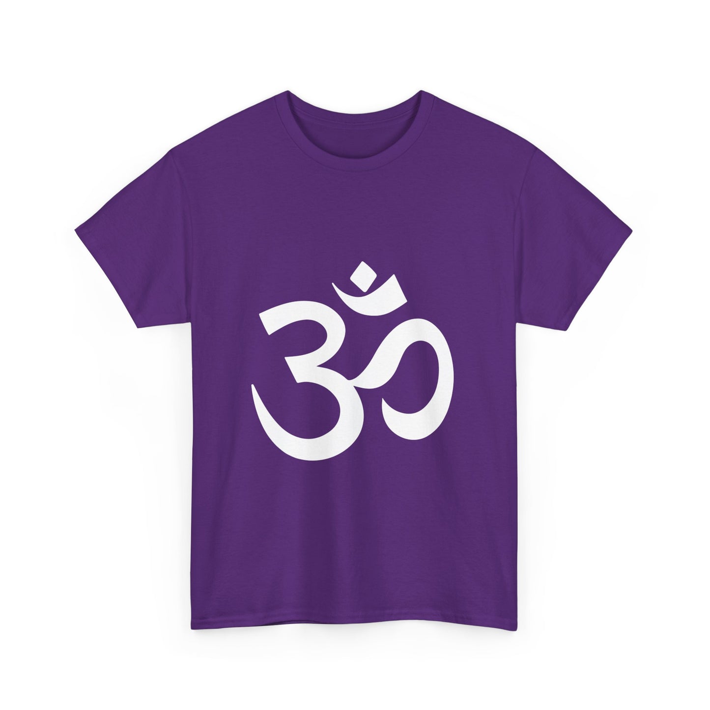 White Graphic, Ohm, OM  Tee shirt, Graphic Tees, Yoga Wear, Zen, Spiritual, Meditation Gifts Unisex Heavy Cotton  Graphic Tee T-Shirt