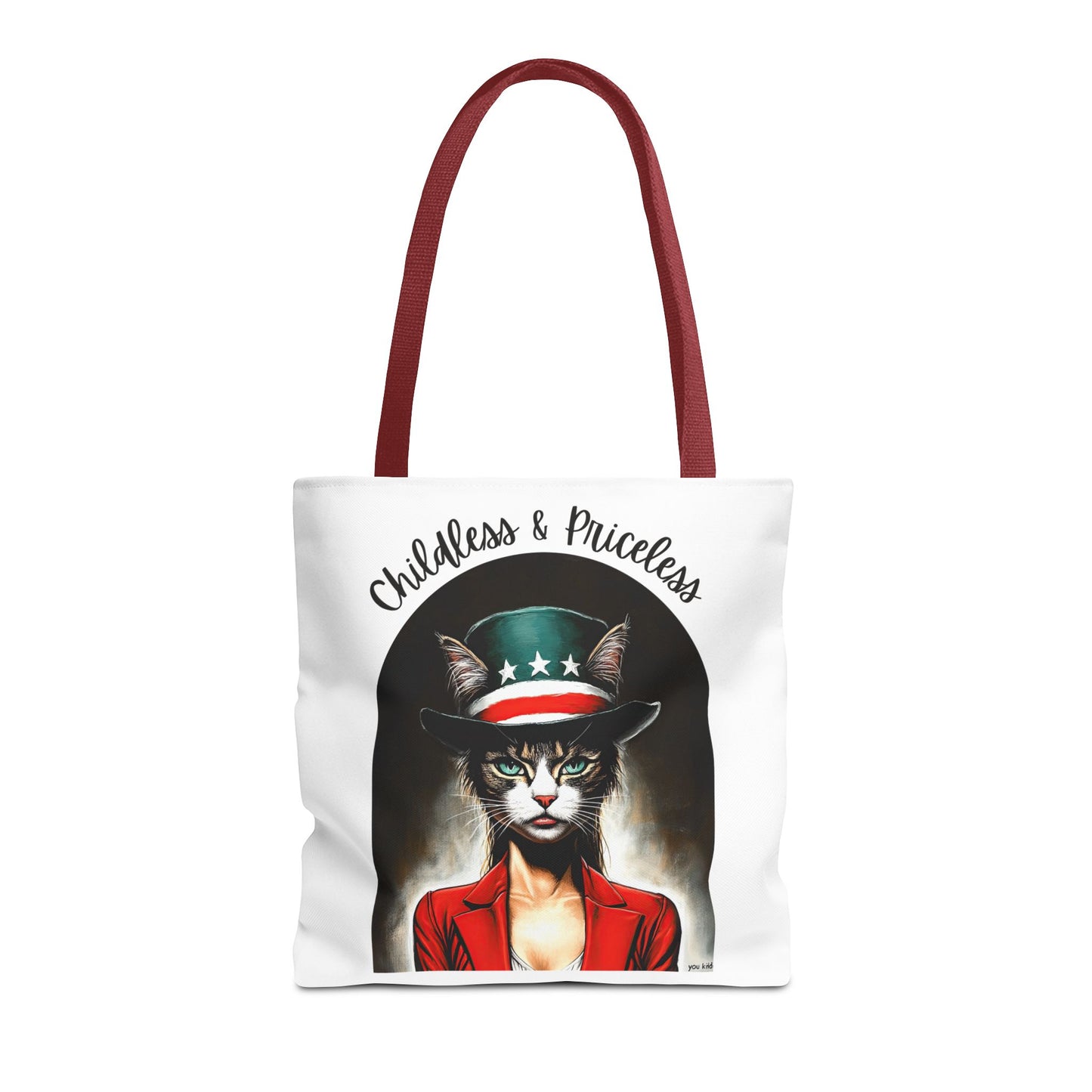 Childless and Priceless. Proud Cat, Childless Cat Lady Tote Bag (AOP)