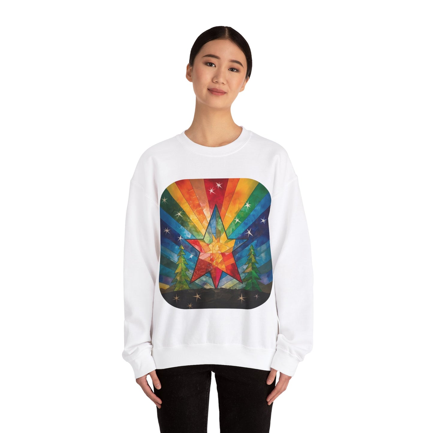 Pride LGBTQ+ Holiday Star, Winter Star, Sweatshirt Gift