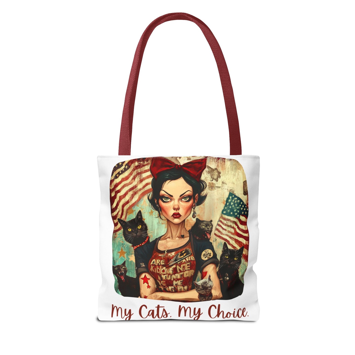 Childless Cat Lady "My Cats, My Choice" -  Childless Cat Lady Tote Bag (AOP)