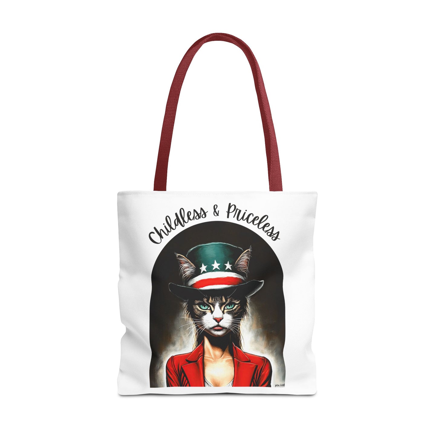 Childless and Priceless. Proud Cat, Childless Cat Lady Tote Bag (AOP)
