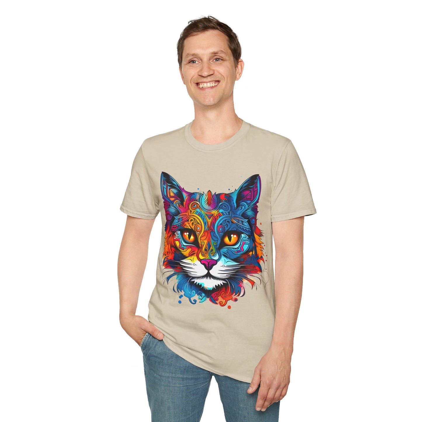 Exotic Cats Gift, Cat Lover's Shirt, Mens Woman's Unisex Shirt, Softstyle T-Shirt Tee Teeshirt Beautiful Jewel Kitty Cat Shirt