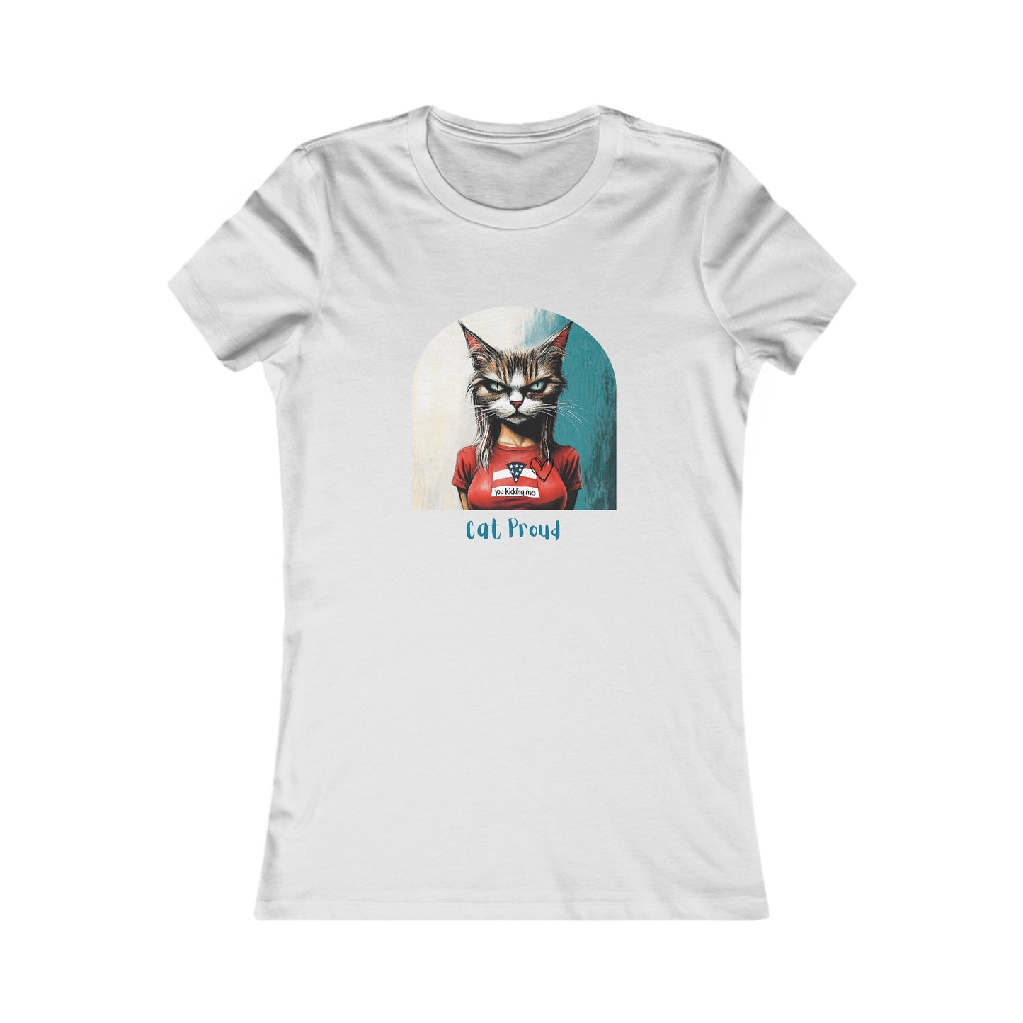 Childless Cat Lady Shirt - "Cat Proud" - T-shirt, Ladies Cut T's