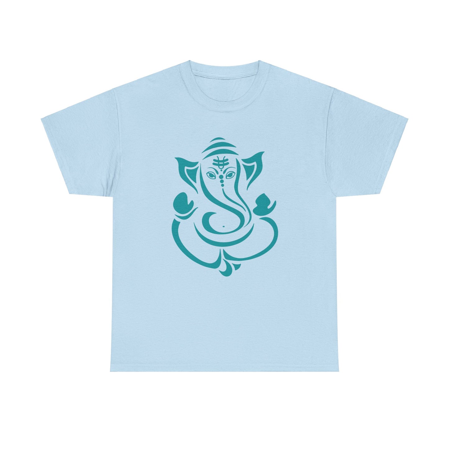 Copy of Ganesha, Remover of Obstacles. Cutout Ganesha Yoga, Zen, Hindu Gifts Unisex Heavy Cotton Tee T-Shirt