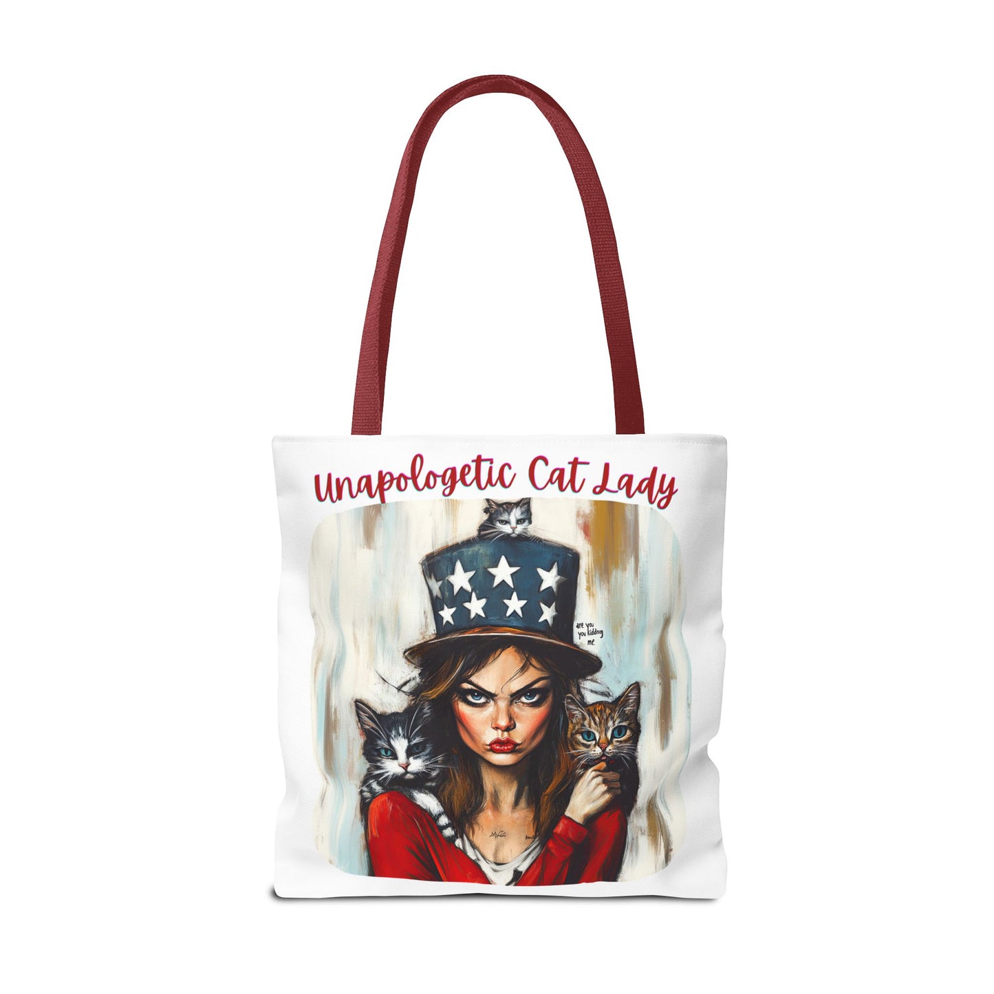 "Unapologetic Cat Lady" Childless Cat Lady Bag  Childless Cat Lady Tote Bag (AOP)