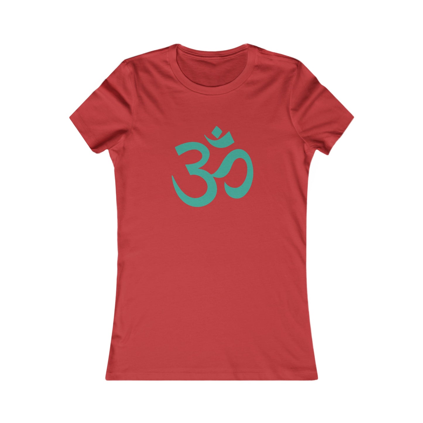 Teal Turquoise Om Ohm Yoga Meditation Shirt, Yoga Tees, Yoga Graphic T-shirt, Ladies Cut Graphic Tees