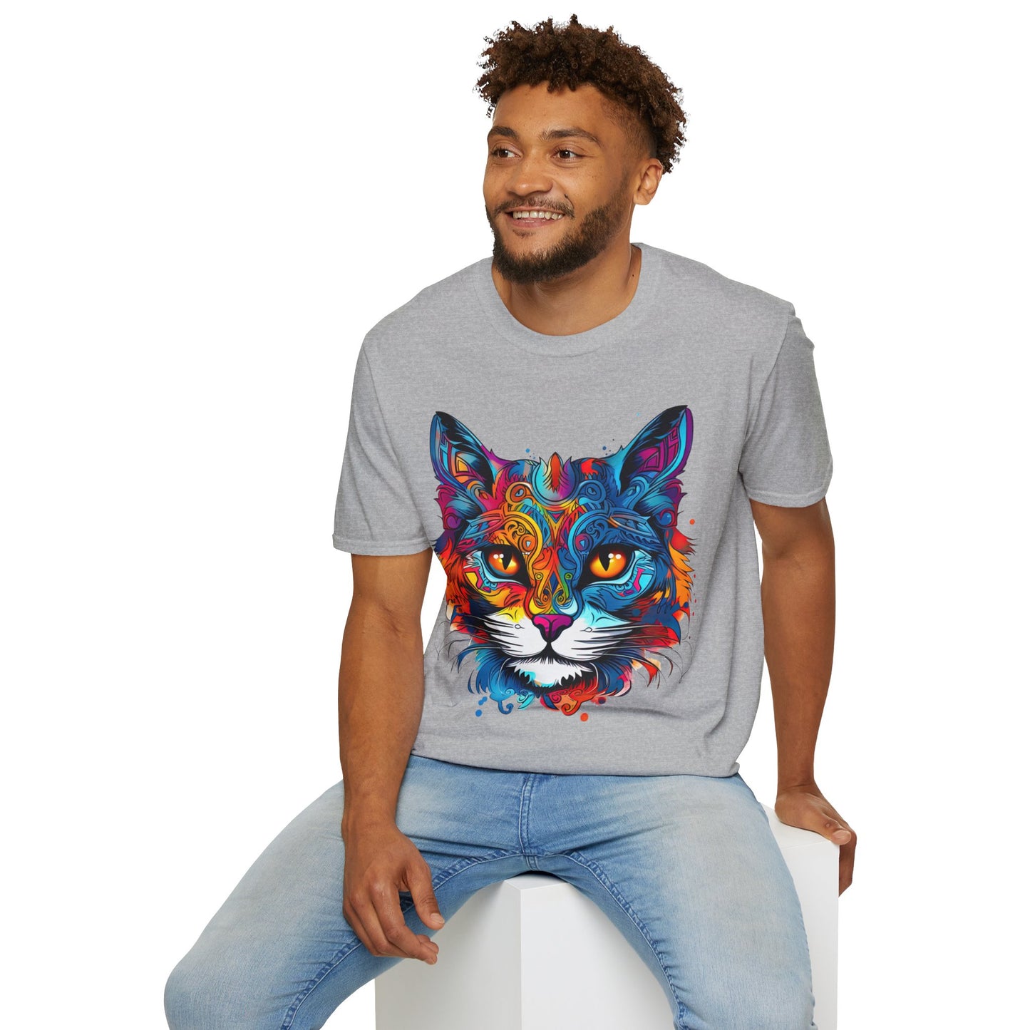 Exotic Cats Gift, Cat Lover's Shirt, Mens Woman's Unisex Shirt, Softstyle T-Shirt Tee Teeshirt Beautiful Jewel Kitty Cat Shirt