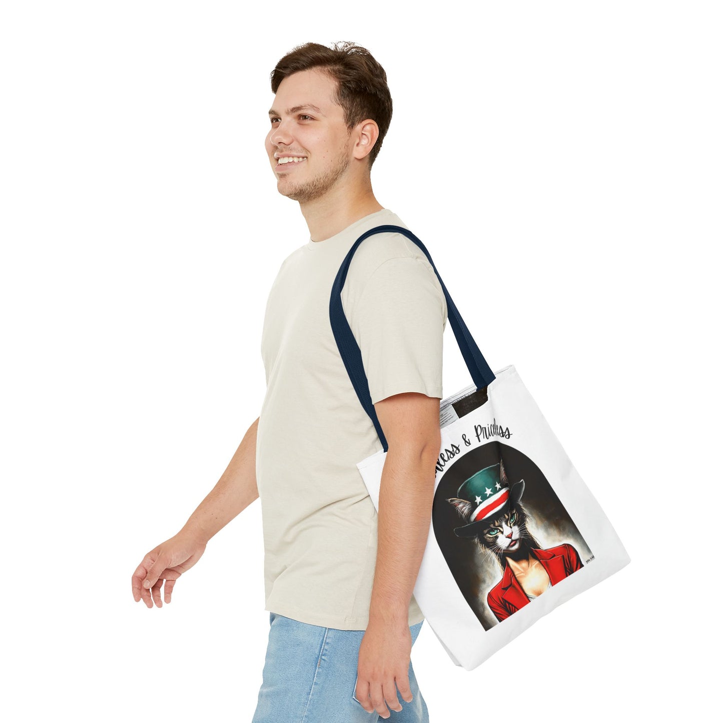 Childless and Priceless. Proud Cat, Childless Cat Lady Tote Bag (AOP)