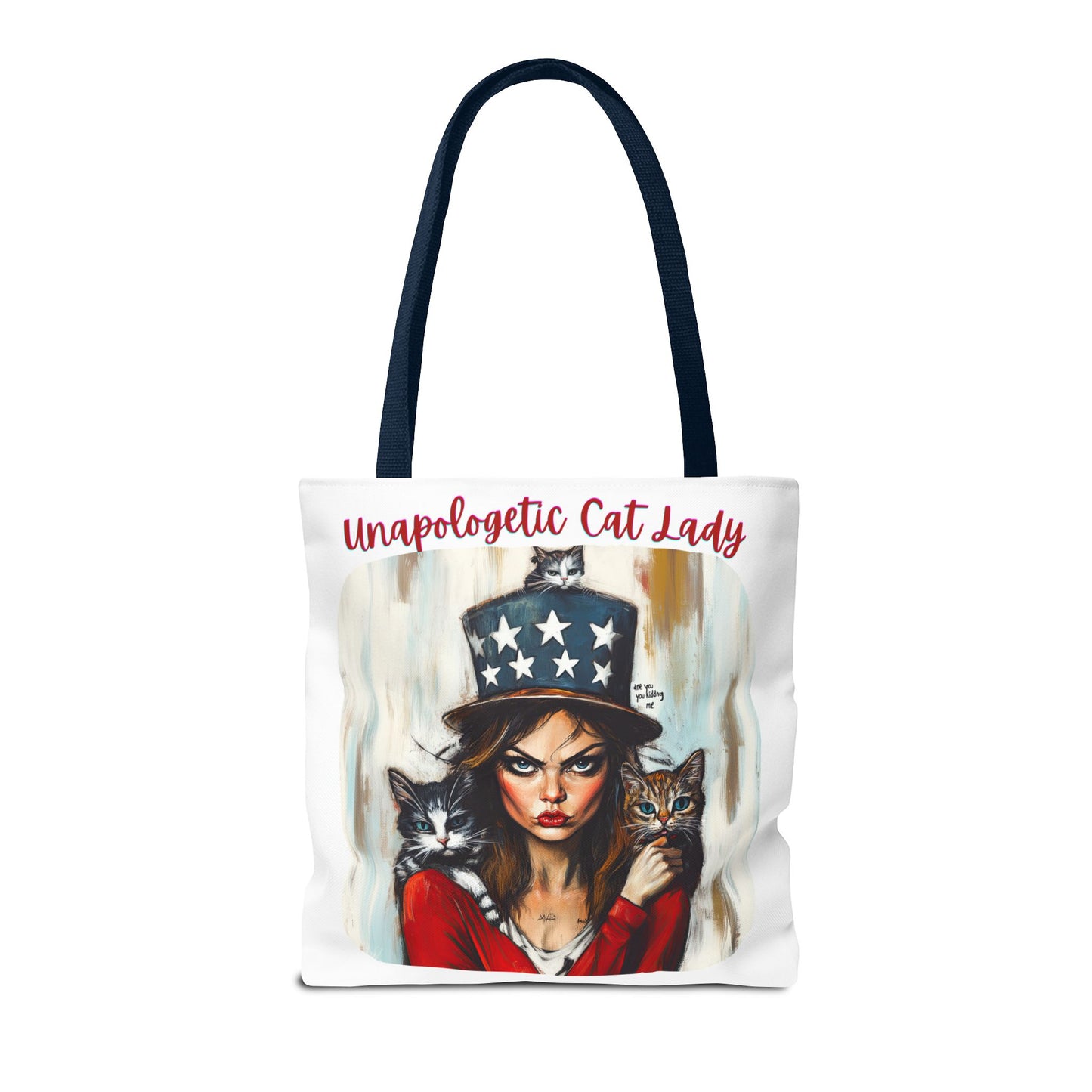 "Unapologetic Cat Lady" Childless Cat Lady Bag  Childless Cat Lady Tote Bag (AOP)