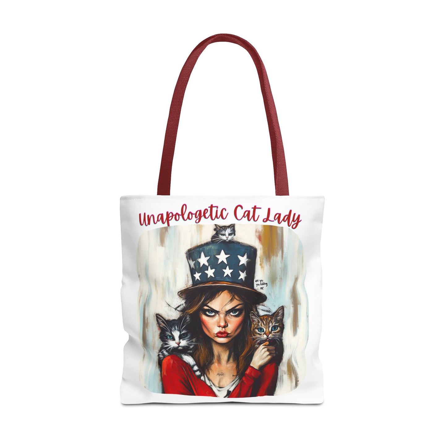 "Unapologetic Cat Lady" Childless Cat Lady Bag  Childless Cat Lady Tote Bag (AOP)