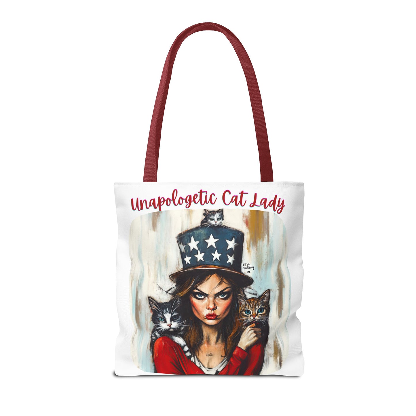"Unapologetic Cat Lady" Childless Cat Lady Bag  Childless Cat Lady Tote Bag (AOP)