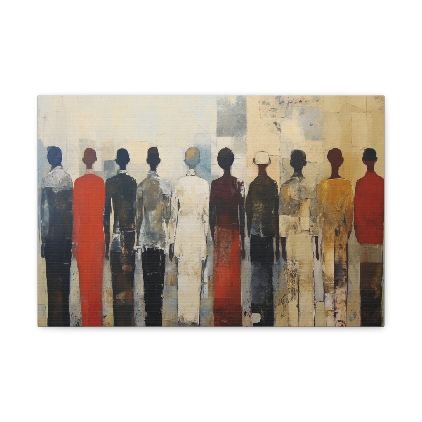 Ubuntu, Peace Between All People, People Canvas Gallery Wraps Colorful, Muted Wall Art, Wall Prints