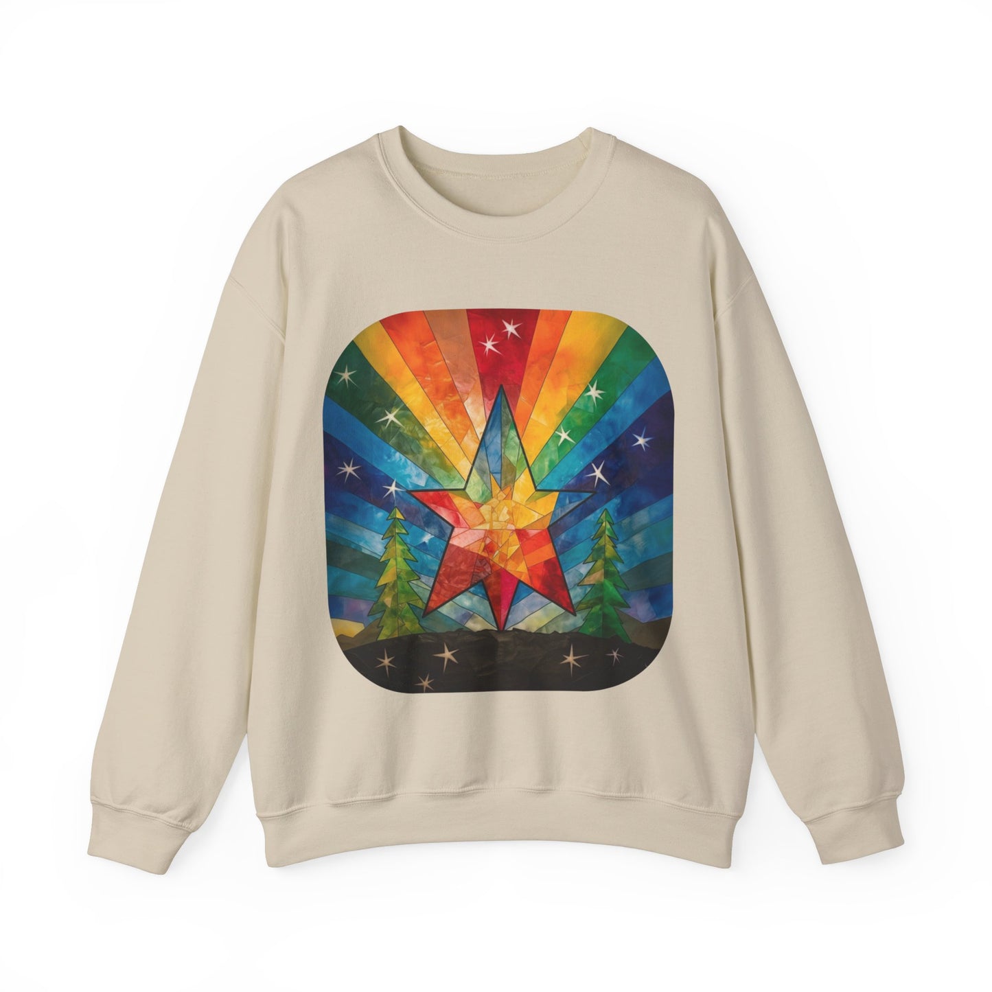 Pride LGBTQ+ Holiday Star, Winter Star, Sweatshirt Gift