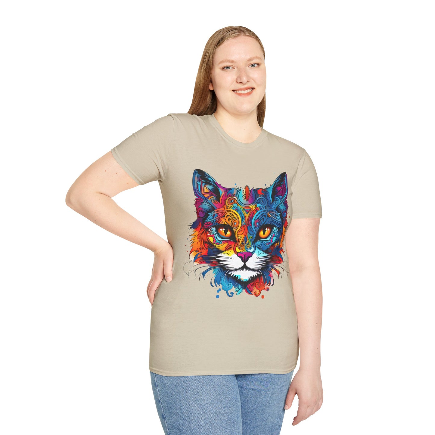 Exotic Cats Gift, Cat Lover's Shirt, Mens Woman's Unisex Shirt, Softstyle T-Shirt Tee Teeshirt Beautiful Jewel Kitty Cat Shirt