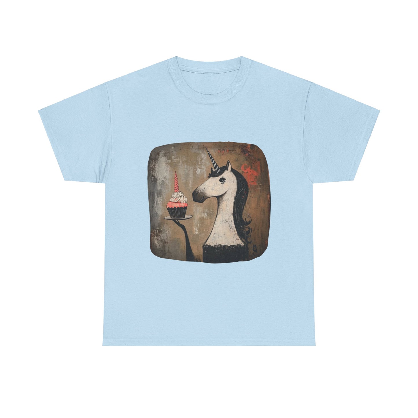 Cupcake Unicorns! Unicorn Lovers Graphic Tee Unisex Heavy Cotton Tee T-Shirt