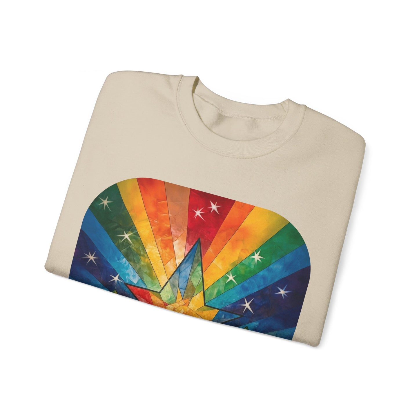 Pride LGBTQ+ Holiday Star, Winter Star, Sweatshirt Gift