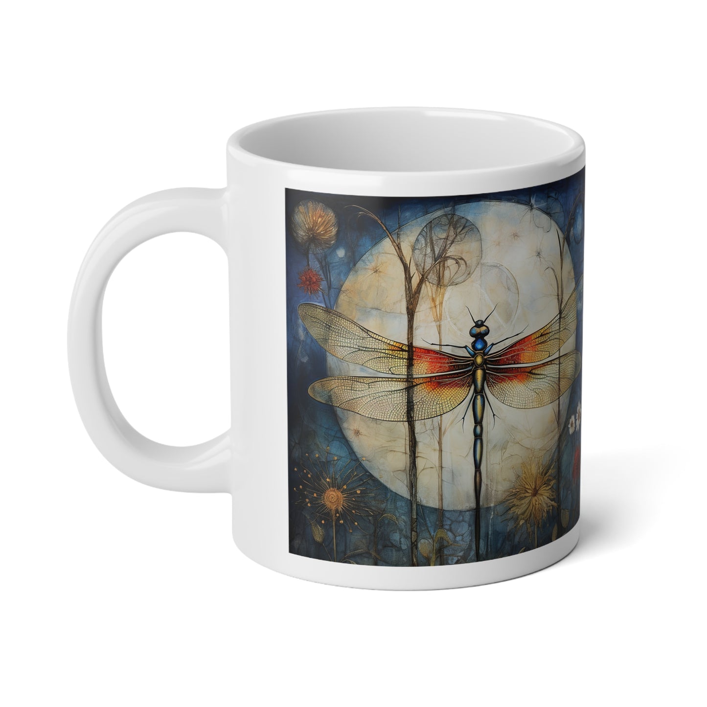 Dragonfly Mug, Inspirational Dragonfly Gift, Dragon Fly Lovers Large Size 20 oz mug