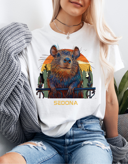 Javelina "Sedona" -  Javelina for Sedona and Arizona Shirt, Javelina Lover Unisex Heavy Cotton Tee T-Shirt